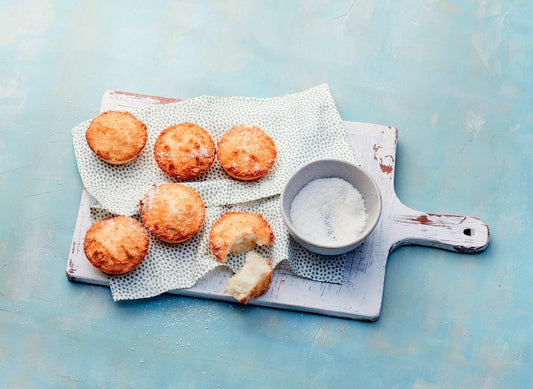Muffins suaves de coco
