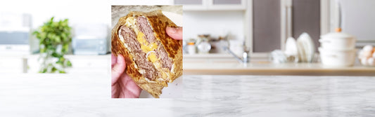 Envoltorio crujiente de hamburguesa con queso