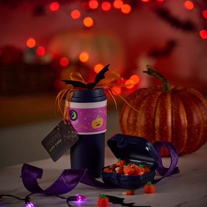 Set de Bebidas y Bocaditos de Halloween