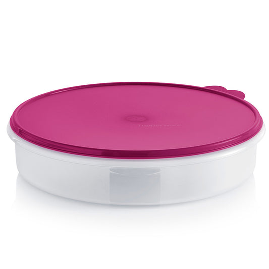 MVSR 3 Tupper Plastico de microondas con tapa de ventilación Tupper  Redondo, Sin BPA, Refrigeradores, lavavajillas, microondas disponibles, 3L,  blanco/transparente : : Hogar y cocina