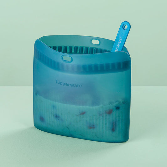Tupperware Cool N Fresh - Recipiente de plástico para nevera y congelador,  15.2 fl oz (juego de 2) con pañuelo gratis