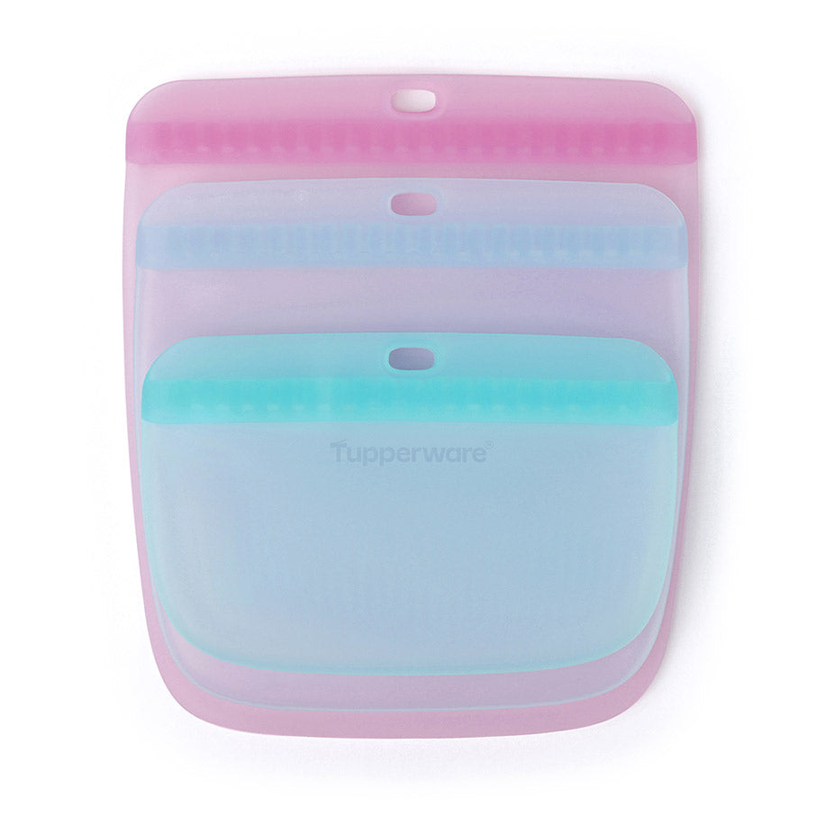 Juego de 6 bolsas de silicona reutilizables para microondas, aptas para  lavavajillas, sin BPA