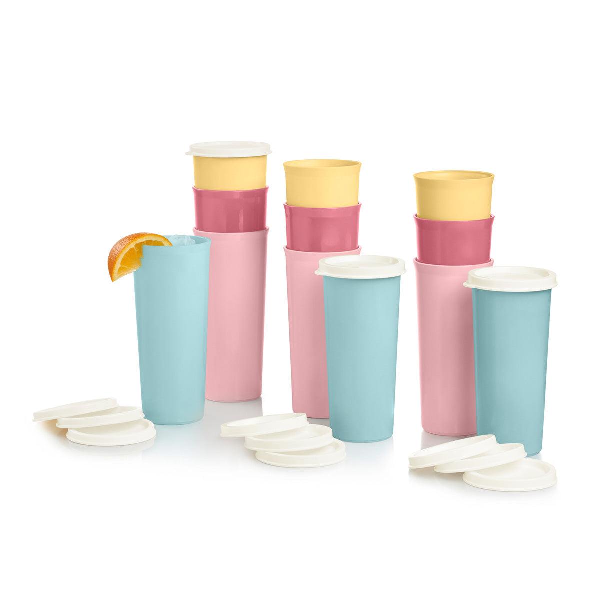 Vaso Vintage de 16 onzas/470 ml 12 piezas Set