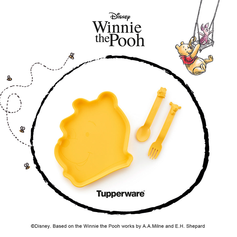 Juego de platos de Winnie The Pooh y Tigger