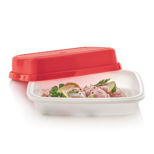 Tupperware Cool N Fresh - Recipiente de plástico para nevera y congelador,  15.2 fl oz (juego de 2) con pañuelo gratis